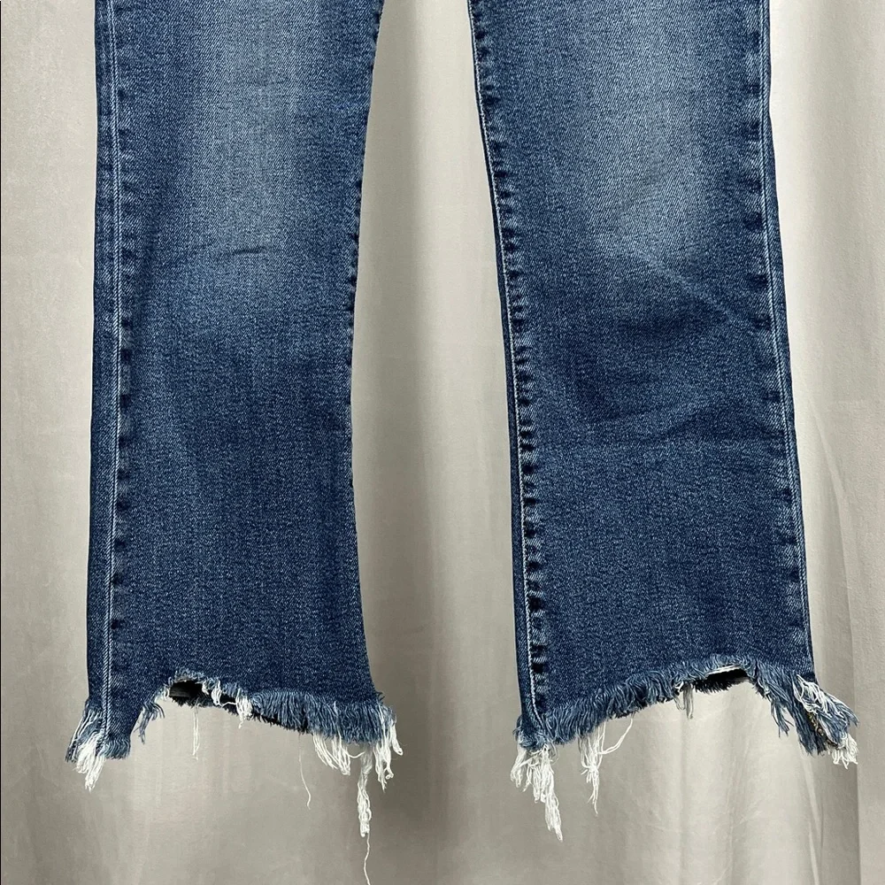 7 For‎ All Mankind High-Waist Slim Kick in Deep Soul.